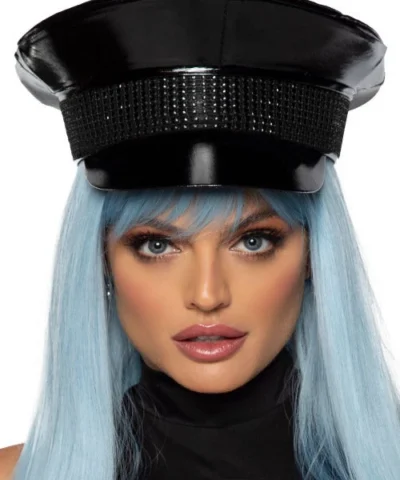 Leg Avenue Best Selling Products Rhinestone Trimmed Military Hat