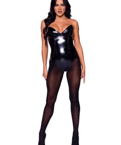 Leg Avenue Multicolor Vinyl Boned Bodysuit Design Your Own Costumes