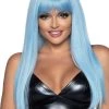 Leg Avenue Wigs 24 Inches Long Straight Bang Wig