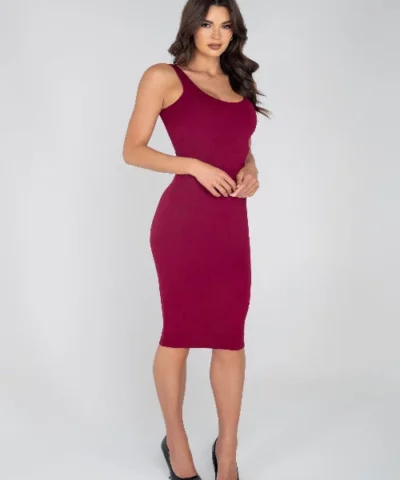 Roma Dresses Classic Midi Bodycon Dress