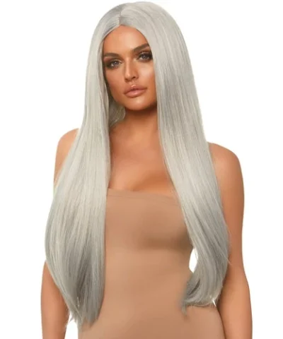 Leg Avenue 33 Inch Long Straight Center Part Wig Wigs