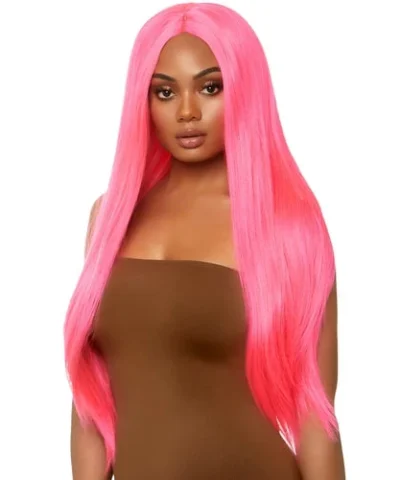 Leg Avenue 33 Inch Long Straight Center Part Wig Wigs