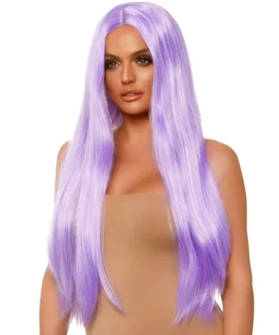 Leg Avenue 33 Inch Long Straight Center Part Wig Wigs