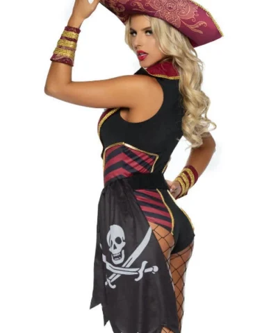 Legavenue Ladies Pirates 4 PC Sultry Swashbuckler Costume