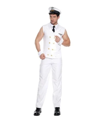 Music Legs Mens Military & Uniforms Airline Pilot Mens Costume
