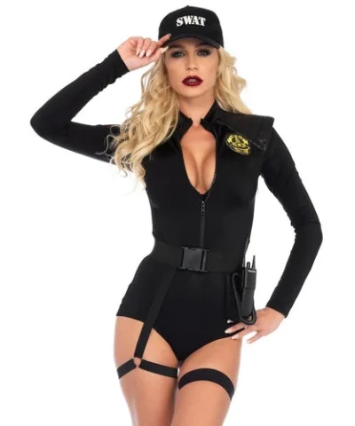 Leg Avenue SWAT Team Babe Costume Military & Uniforms