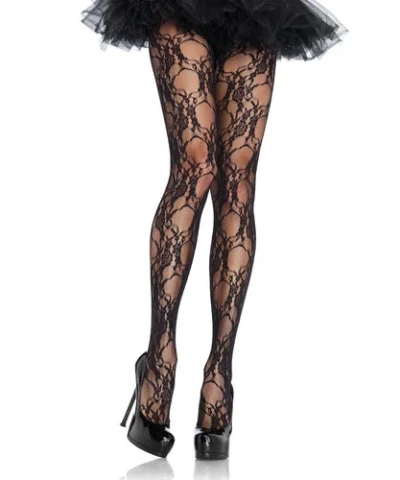 Leg Avenue Tori Floral Lace Tights