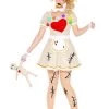 Music Legs Voo Doo Doll Womens Costume Spooky