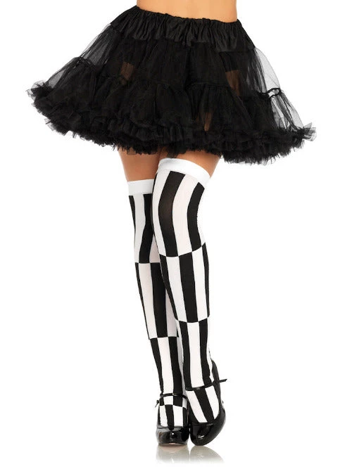 Leg Avenue Lilac Illusion Thigh High Stockings Halloween And Holiday Hosiery