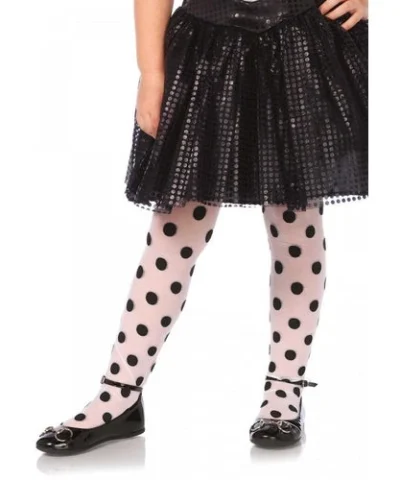 Leg Avenue Girl's Polka Dot Tights Children Hosiery