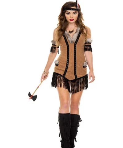 Music Legs Warriors & Goddness Wild Wolf Womens Costume