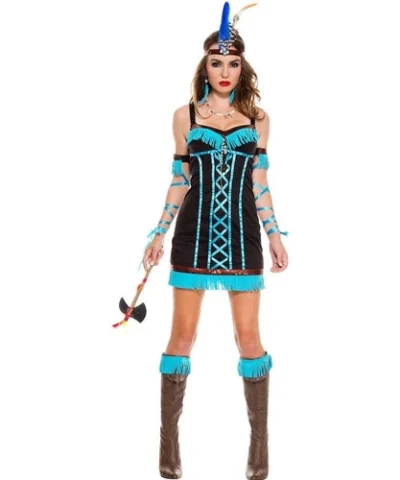 Music Legs Native Princess 2 Womens Costume