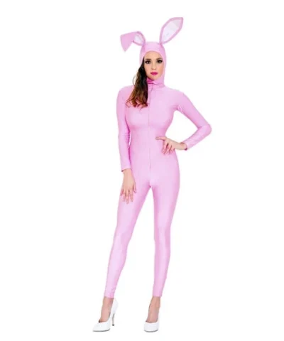 Music Legs Playfully Pink Bunny Costume