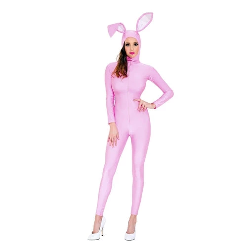 Music Legs Playfully Pink Bunny Costume