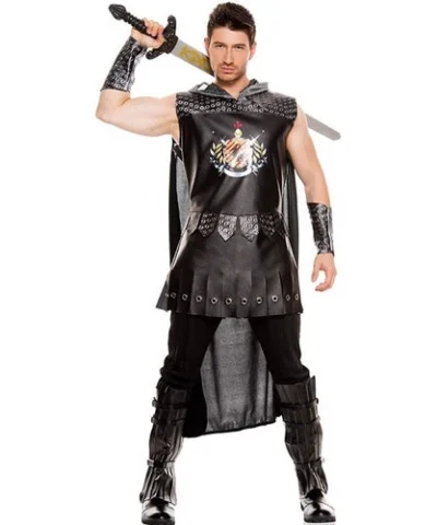 Music Legs Men's Medieval Warrior King Costume