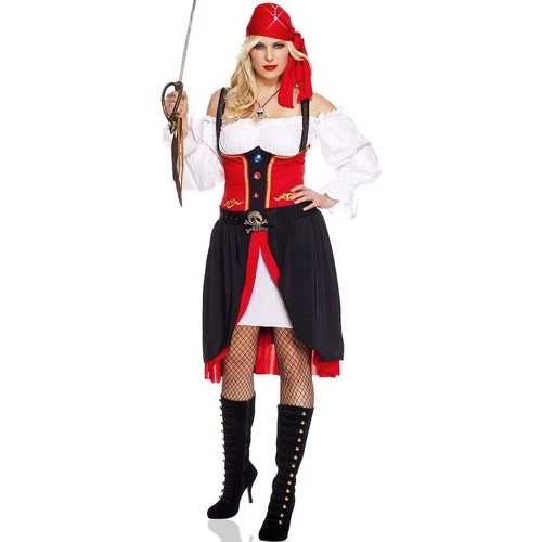 Music Legs Jewel Of The Night Costume Ladies Pirates