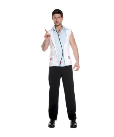 Music Legs E.R. Doctor Mens Costume