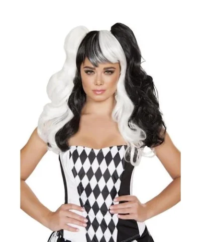 Roma Wigs Jester Black/White Wig