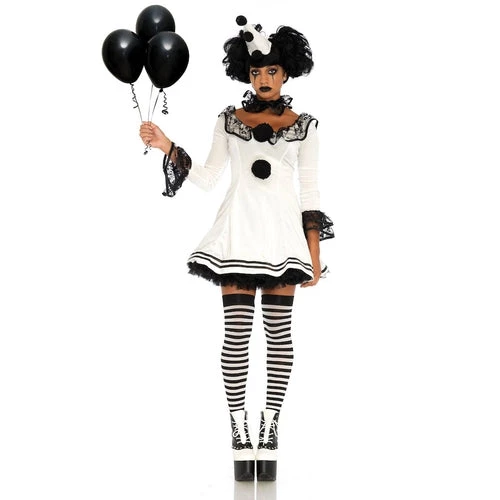 Leg Avenue Circus & Clowns Pierrot Clown Costume