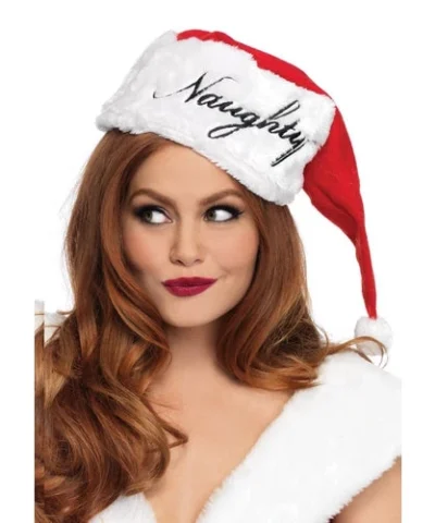 Leg Avenue Reversible Plush Santa Hat