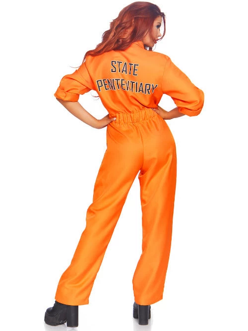 Leg Avenue Ladies Prison Jumpsuit Classic Fun
