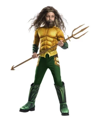 Rubies Kids Licensed Costumes Kids Aquaman Deluxe Aquaman