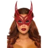 Leg Avenue Glitter Die Cut Devil Masquerade Mask Face Mask