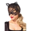 Leg Avenue Face Mask Lace Cat Costume Mask With Corset Style Lace