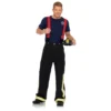 Leg Avenue Black-Red Men's Fireman Costume For Halloween Party