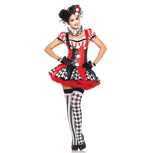 Leg Avenue Circus & Clowns Harlequin Clown Costume