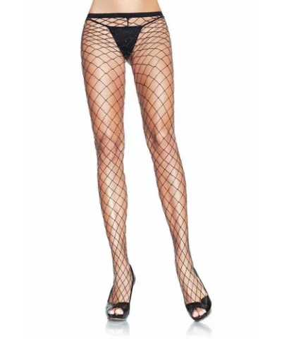 Leg Avenue Spandex Lurex Industrial Net Tights Net & Lace Tights