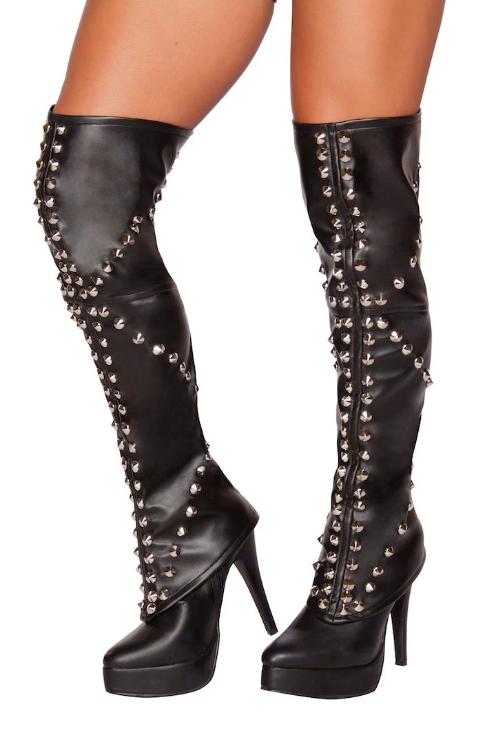 Roma Spike Studded Leggings Socks And Anklets