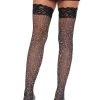 Leg Avenue Stay Up Lace Top Thigh Highs