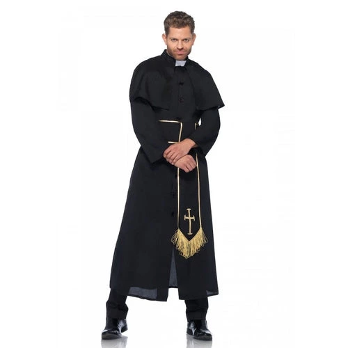 Leg Avenue Mens Military & Uniforms Men's Priest Costume