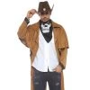 Leg Avenue Mens Classic Fun Faux Suede Western Coat Costume