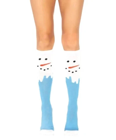 Leg Avenue Snow Man Knee High Socks