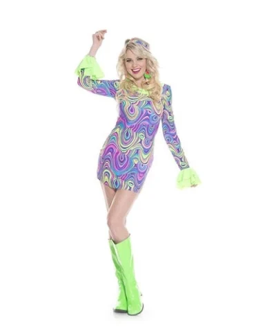 Music Legs Psychedelic Hippie Chick Costume Best Selling Products