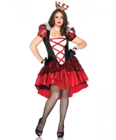 Leg Avenue Plus Royal Red Queen Costume