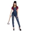 Music Legs Lady Lumber Jack Costume