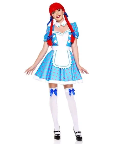 Music Legs Classic Fun Racy Rag Doll Costume