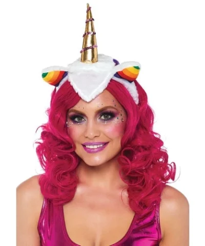 Leg Avenue Unicorn Headband With Rainbow Wig Mane