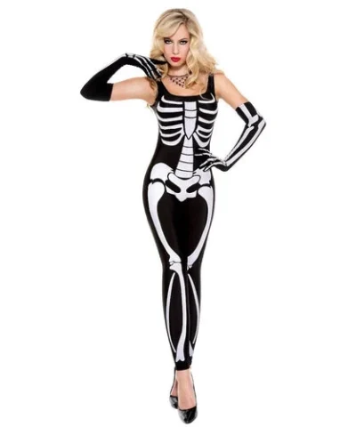 Music Legs Skeleton Jumpsuit Costume